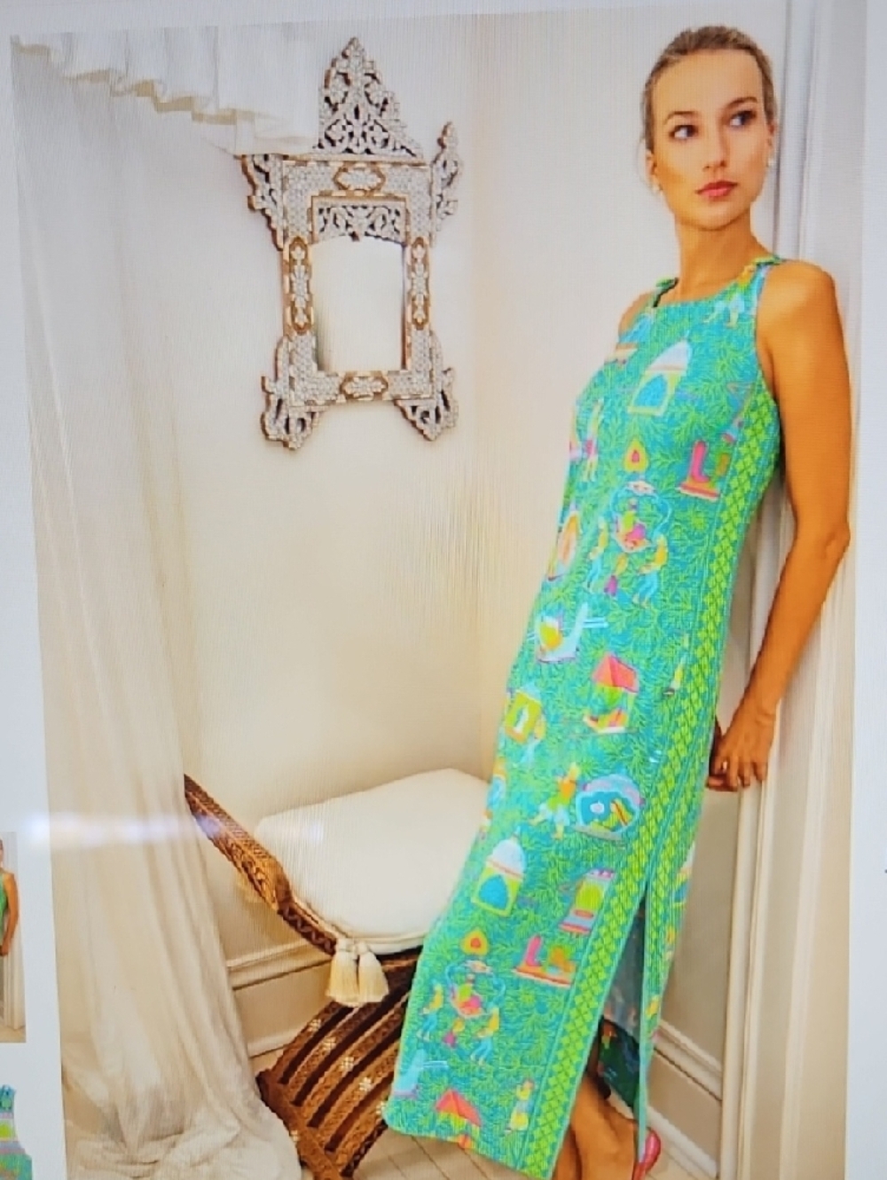 Gretchen Scott Designs Jersey Slick Maxi Dress XXXL Palanquin Party - Picture 9 of 10